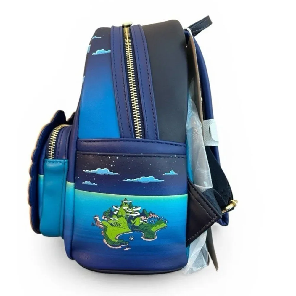 Disney Parks  Peter Pan's Flight Loungefly Mini Backpack NWT